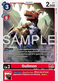 Guilmon - ST7-03 (Reprint) | Advanced Booster Digimon Generation | Super Rare | Foil | #ST7-03 SR