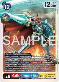 Gallantmon (X Antibody) (Reprint) | Advanced Booster Digimon Generation | Secret Rare | Foil | #EX8-073 SEC