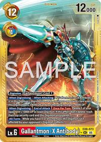 Gallantmon (X Antibody) (Gold Border) | Advanced Booster Digimon Generation | Secret Rare | Foil | #EX8-073 SEC