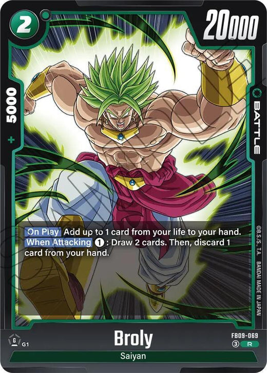 Broly FB09-069 R Foil
