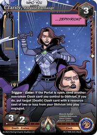 Clarity, Elegant Exchange | Ancient Alphas | Uncommon | Normal | #AC7-006