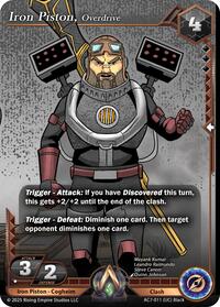 Iron Piston, Overdrive | Ancient Alphas | Uncommon | Normal | #AC7-011