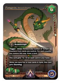 Fangyin, Sword Drawn | Ancient Alphas | Epic | Foil | #AC7-056