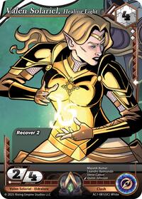 Valen Solariel, Healing Light | Ancient Alphas | Uncommon | Normal | #AC7-081