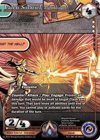Valen Solariel, Lightbringer | Ancient Alphas | Rare | Foil | #AC7-083