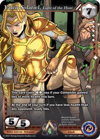 Valen Solariel, Light of the Hunt | Ancient Alphas | Uncommon | Foil | #AC7-084