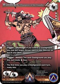 Windhoof, Champion of the Gambit | Ancient Alphas | Rare | Foil | #AC7-089