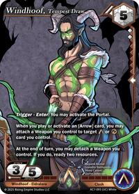 Windhoof, Tempest Draw | Ancient Alphas | Uncommon | Foil | #AC7-093