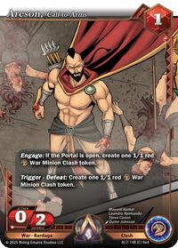 Areson, Call to Arms | Ancient Alphas | Common | Foil | #AC7-148
