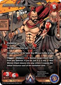 Areson, Rising Threat | Ancient Alphas | Rare | Normal | #AC7-149