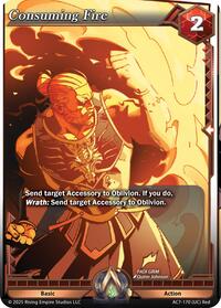 Consuming Fire | Ancient Alphas | Uncommon | Normal | #AC7-170