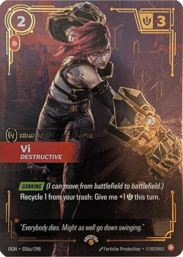 Riftbound: Juego de cartas coleccionables de League of Legends: Cartas promocionales individuales de Riftbound 1/1