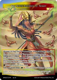 The Seven Children of Serqet | Masterpiece Collection 03 "Dimensional Hope" | Ruler Rare | Foil | #MP03-015 RR