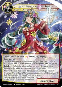 Isis, Flower of the Desert | Masterpiece Collection 03 "Dimensional Hope" | Marvel Rare | Normal | #MP03-016 MR