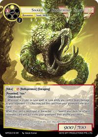 Snake of Scorching Sand | Masterpiece Collection 03 "Dimensional Hope" | Super Rare | Normal | #MP03-018 SR