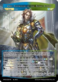 Zwei, Councilor of the Royal Court | Masterpiece Collection 03 "Dimensional Hope" | Ruler Rare | Foil | #MP03-029 RR