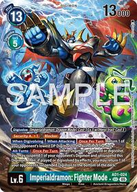 Imperialdramon: Fighter Mode - AD1-024 (Alternate Art) | Advanced Booster Digimon Generation | Secret Rare | Foil | #AD1-024 SEC