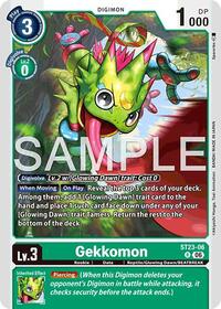 Gekkomon | Starter Deck 23: Beatbreak | Rare | Foil | #ST23-06 R