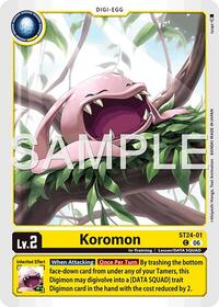 Koromon | Starter Deck 24: Data Squad | Common | Normal | #ST24-01 C