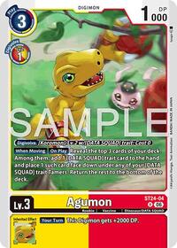Agumon | Starter Deck 24: Data Squad | Rare | Foil | #ST24-04 R