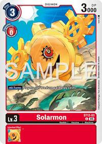 Solarmon (Reprint) | Advanced Booster Digimon Generation | Common | Foil | #ST12-03 C