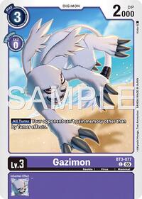 Gazimon (Reprint) | Advanced Booster Digimon Generation | Common | Foil | #BT3-077 C