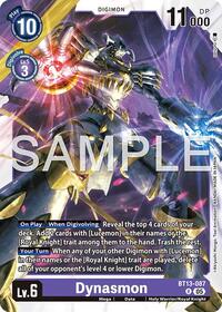 Dynasmon - BT13-087 (Reprint) | Advanced Booster Digimon Generation | Rare | Foil | #BT13-087 R