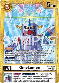 Omekamon - BT20-083 (Gold Border) | Advanced Booster Digimon Generation | Rare | Foil | #BT20-083 R