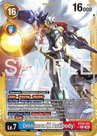 Omnimon (X Antibody) (Gold Border) | Advanced Booster Digimon Generation | Secret Rare | Foil | #BT20-102 SEC