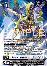 Susanoomon ACE (Alternate Art) | Advanced Booster Digimon Generation | Secret Rare | Foil | #BT18-102 SEC