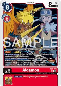 Aldamon | Advanced Booster Digimon Generation | Super Rare | Foil | #AD1-002 SR