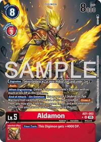Aldamon (Alternate Art) | Advanced Booster Digimon Generation | Super Rare | Foil | #AD1-002 SR