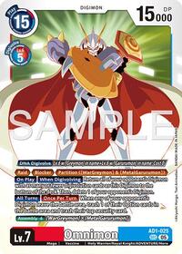 Omnimon - AD1-025 | Advanced Booster Digimon Generation | Secret Rare | Foil | #AD1-025 SEC