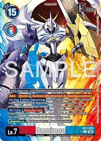 Omnimon - AD1-025 (Alternate Art) | Advanced Booster Digimon Generation | Secret Rare | Foil | #AD1-025 SEC