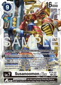 Susanoomon ACE (Reprint) | Advanced Booster Digimon Generation | Secret Rare | Foil | #BT18-102 SEC