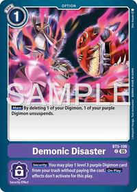 Demonic Disaster (Reprint) | Advanced Booster Digimon Generation | Common | Foil | #BT5-106 C