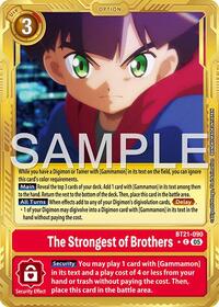 The Strongest of Brothers (Gold Border) | Advanced Booster Digimon Generation | Common | Foil | #BT21-090 C