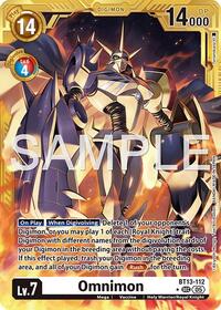 Omnimon - BT13-112 (Gold Border) | Advanced Booster Digimon Generation | Secret Rare | Foil | #BT13-112 SEC