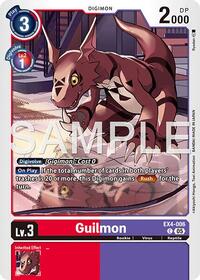 Guilmon - EX4-006 (Reprint) | Advanced Booster Digimon Generation | Common | Foil | #EX4-006 C
