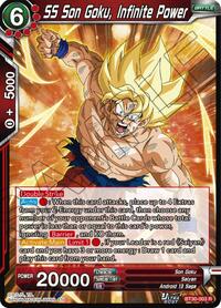 SS Son Goku, Infinite Power | Three Glorious Fighters | Rare | Foil | #BT30-003