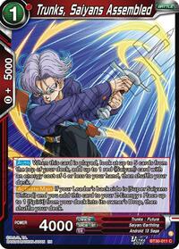Trunks, Saiyans Assembled | Three Glorious Fighters | Common | Normal | #BT30-011