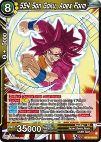 SS4 Son Goku, Apex Form | Three Glorious Fighters | Rare | Normal | #BT30-069