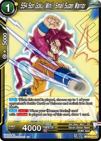 SS4 Son Goku (Mini), Small Super Warrior | Three Glorious Fighters | Common | Normal | #BT30-071