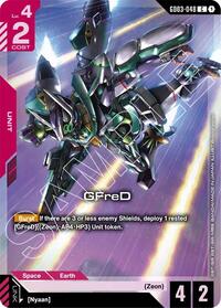 GFreD (Premium Card Collection Gundam Assemble) | Gundam Promotional Cards | Common | Holofoil | #GD03-048