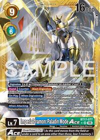 Imperialdramon: Paladin Mode ACE (Gold Border) | Advanced Booster Digimon Generation | Super Rare | Foil | #BT17-077 SR