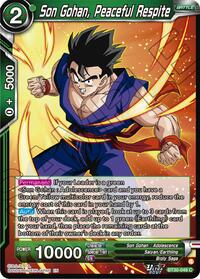 Son Gohan, Peaceful Respite | Three Glorious Fighters | Common | Normal | #BT30-048