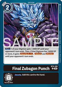 Final Zubagon Punch (Reprint) | Advanced Booster Digimon Generation | Common | Foil | #BT4-109 C