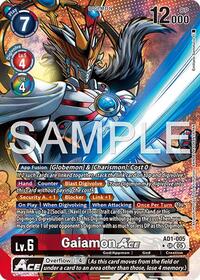 Gaiamon ACE (Alternate Art) | Advanced Booster Digimon Generation | Super Rare | Foil | #AD1-005 SR