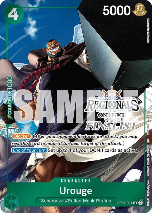 Urouge (Online Regional Finalist Card Set 2025 Vol.1) OP07-021 R