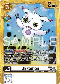 Ukkomon (Gold Border) | Advanced Booster Digimon Generation | Rare | Foil | #BT16-082 R